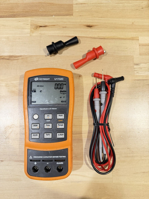 KEYSIGHT U1732C HANDHELD LCR METER WITH LEADS TESTED