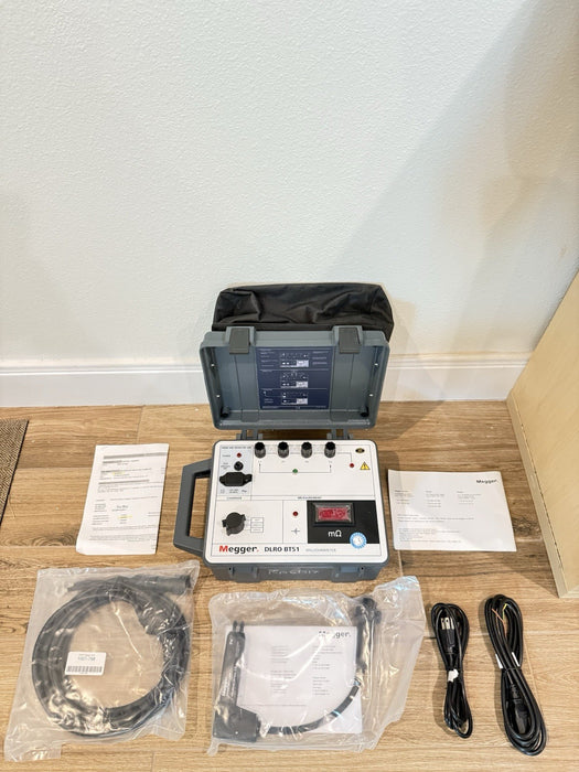 MEGGER DLRO BT51 MILLIOHMMETER CALIBRATED 2024 NEW
