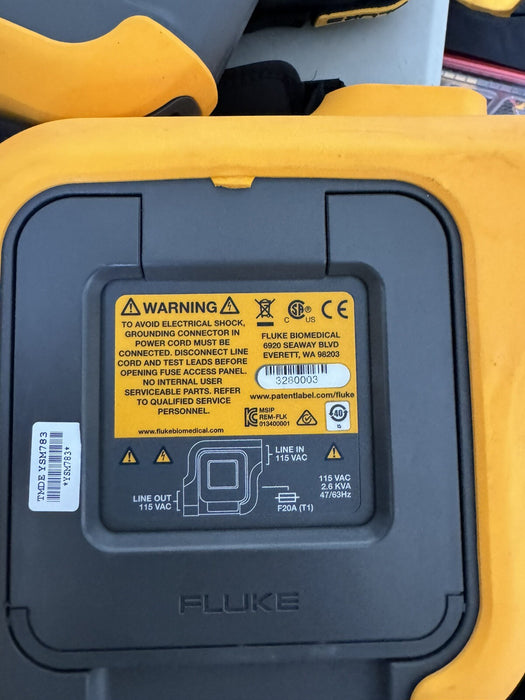 FLUKE BIO MEDICAL ESA609 ELECTRICAL SAFETY ANALYZER PORTABLE METER