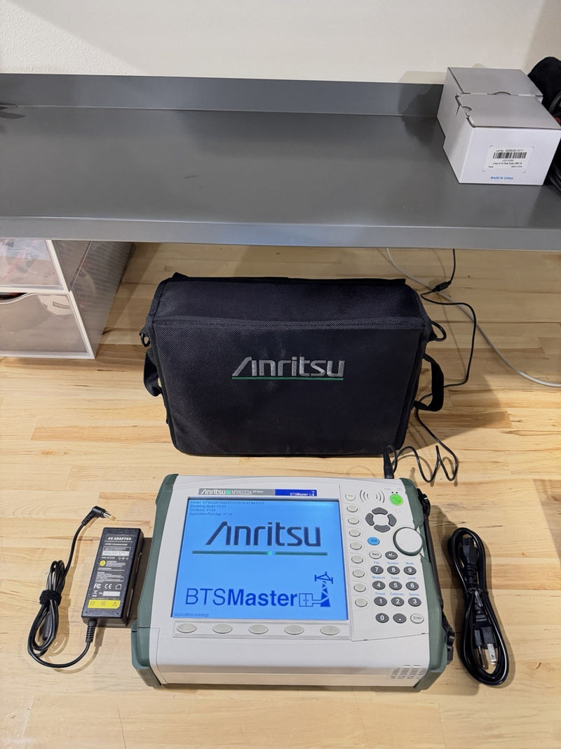 ANRITSU MT8222A BTS MASTER MULTI-FUNCTIONAL BASE STATION ANALYZER TESTED