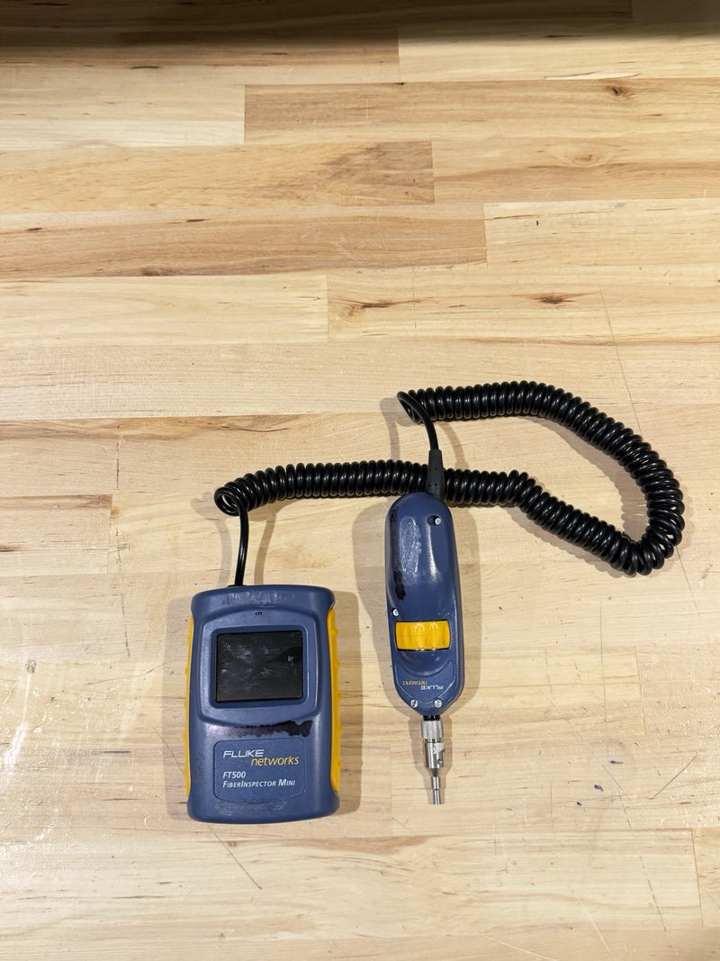 FLUKE NETWORKS FT500 FIBERINSPECTOR MINI FIBER OPTIC INSPECTION SCOPE (PARTS)