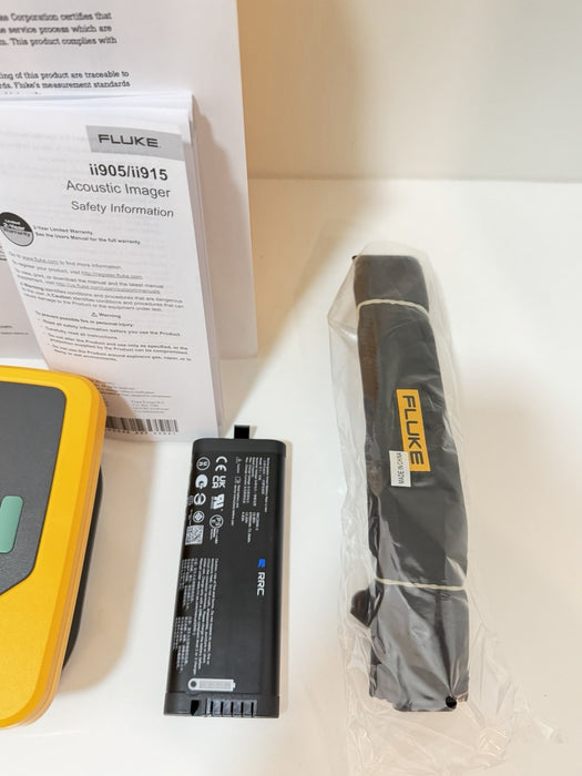 FLUKE ii905 ACOUSTIC IMAGER 2-65KHZ W/ LEAKQ & WIFI (CALIBRATED 2025) NEW SEALED