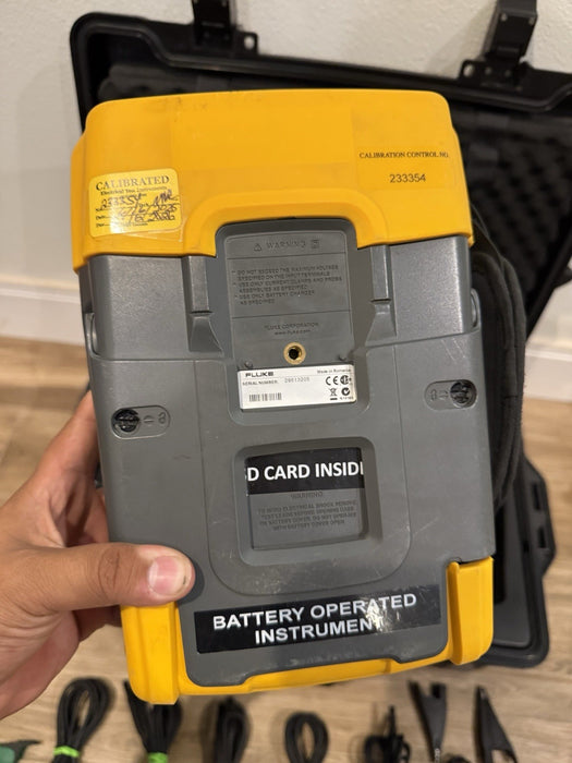 FLUKE 437 II POWER QUALITY & ENERGY ANALYZER WITH ACCESSORIES CALIBRATED 2026