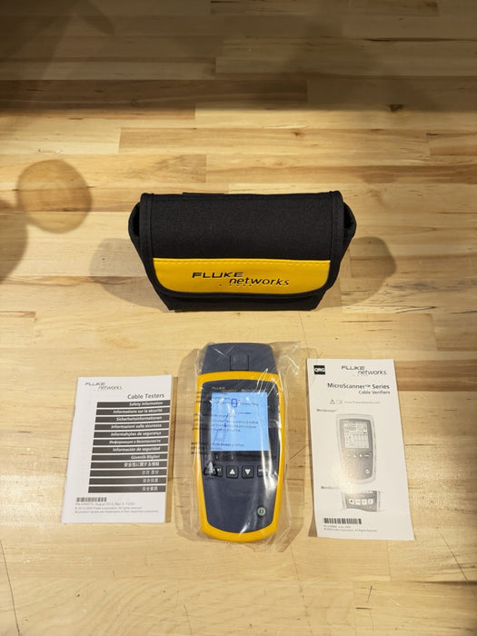 FLUKE NETWORKS MICROSCANNER 2 CABLE VERIFIER TESTER TESTED