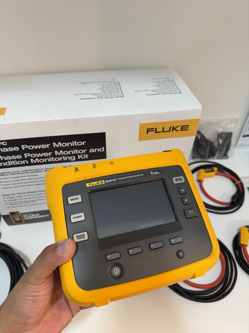 FLUKE 3540 FC 3-PHASE POWER MONITOR KIT FREE SHIPPING