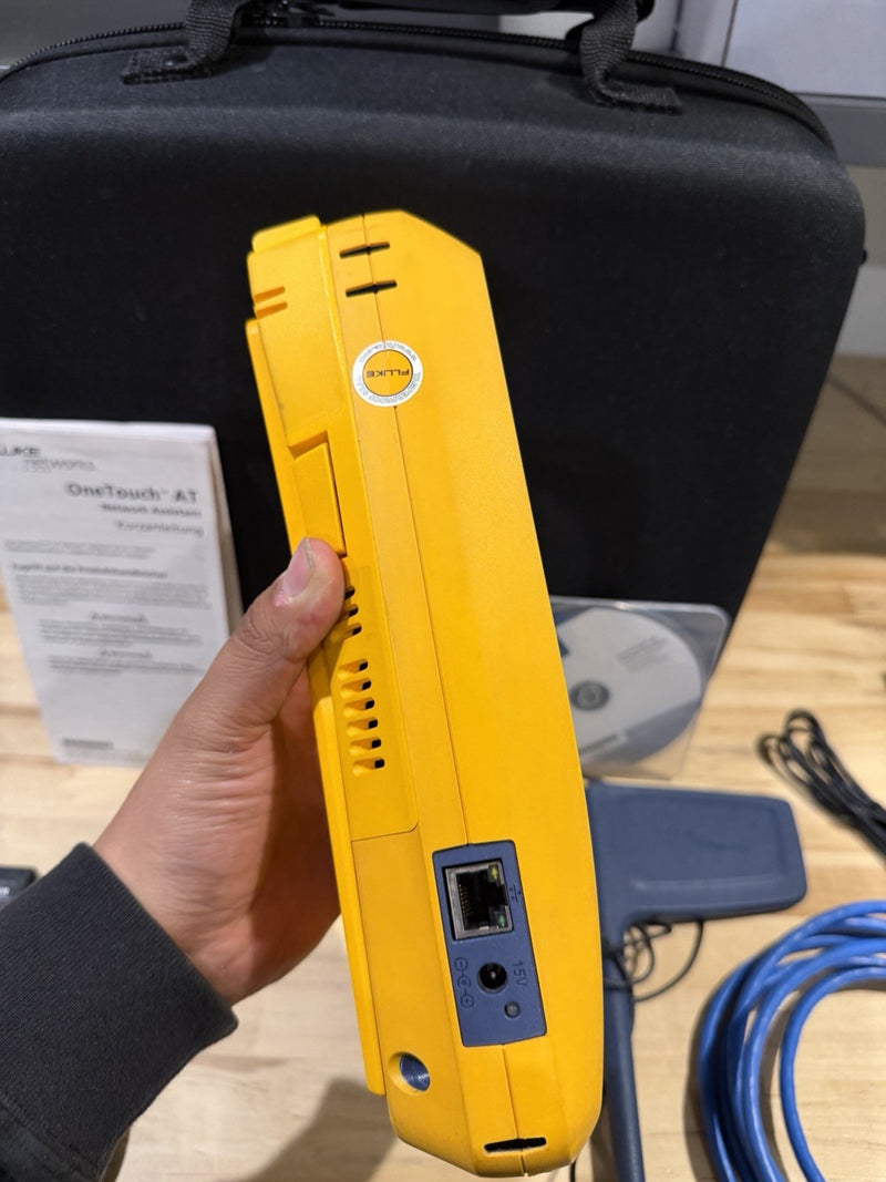 FLUKE NETWORKS VERSIV TFS ONE TOUCH AT NETWORK ASSISTANT KIT TESTED