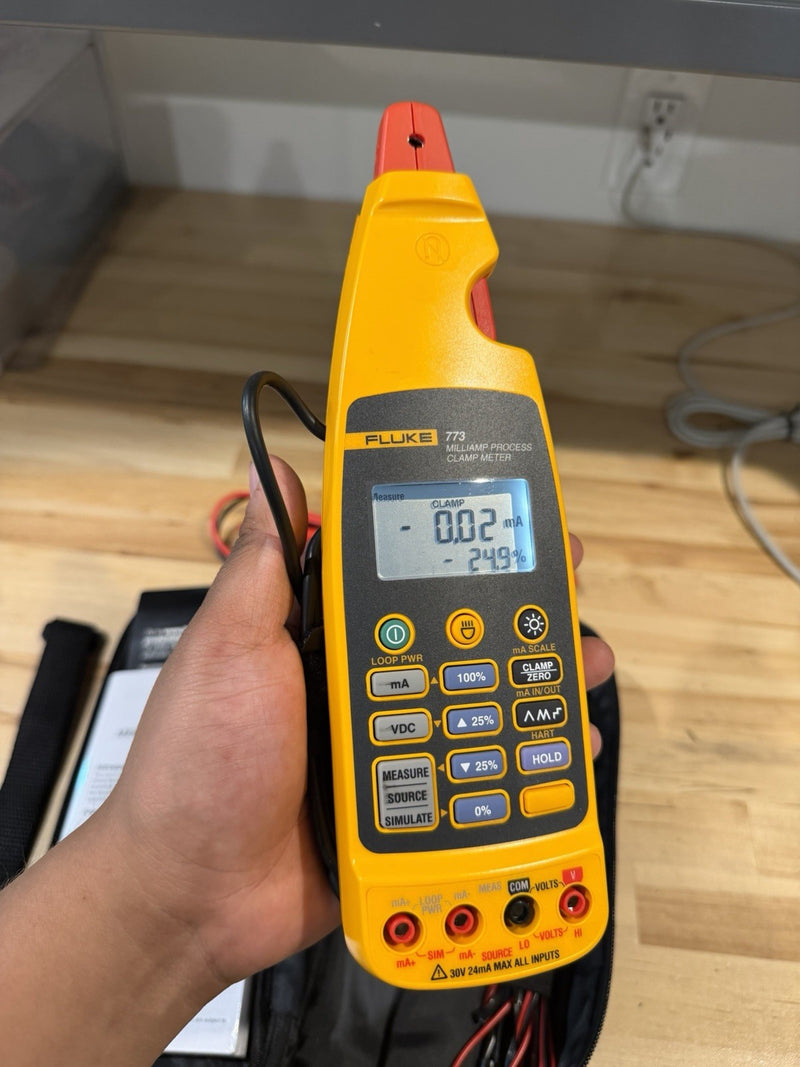 FLUKE 773 MILLIAMP PROCESS CLAMP TESTED