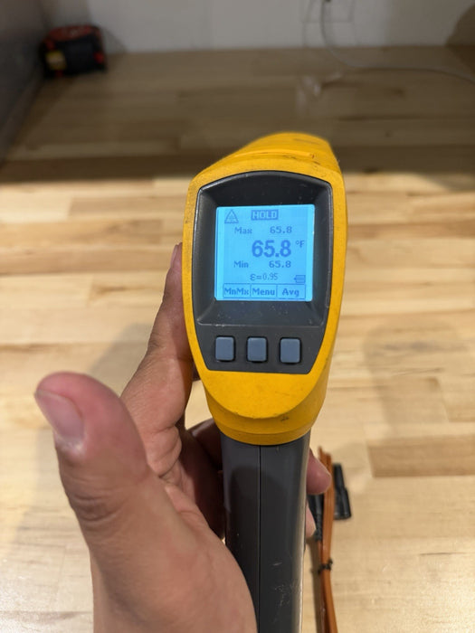 FLUKE 568 IR THERMOMETER WITH PROBE TESTED