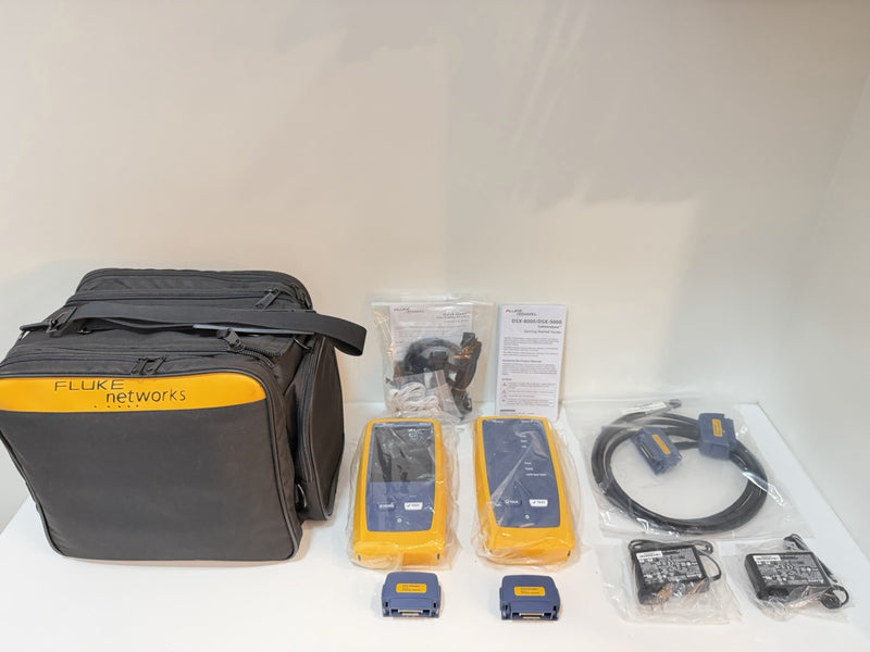 FLUKE NETWORKS DSX2-8000 CABLE ANALYZER CALIBRATED 2024