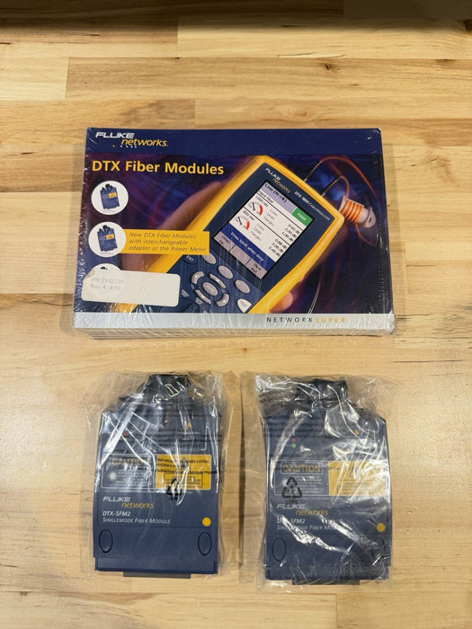 FLUKE NETWORKS DTX-SFM2 FIBER MODULE (NEW SEALED) FREE SHIPPING