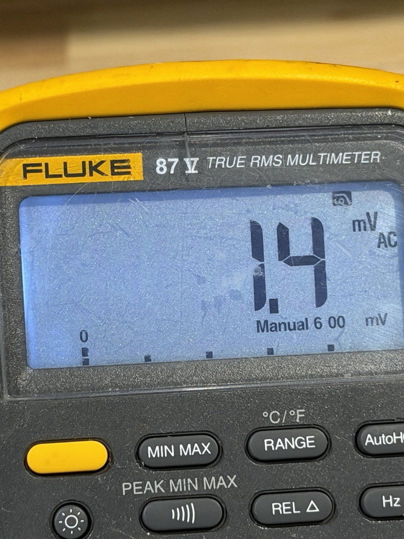 FLUKE 87V TRUE RMS MULTIMETER WITH LEADS TESTED