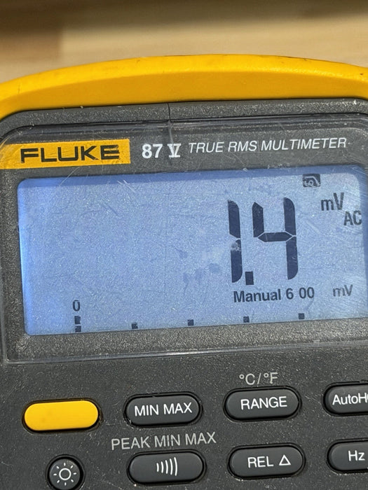 FLUKE 87V TRUE RMS MULTIMETER WITH LEADS TESTED