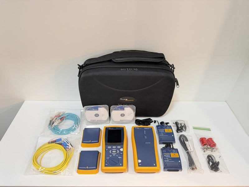 FLUKE NETWORKS DTX-CLT CERTIFIBER OLTS TESTER KIT W/DTX-MFM2 (TESTED)SHIPS FREE