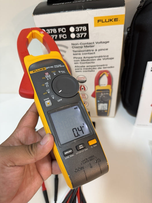 FLUKE 377 FC NON-CONTACT VOLTAGE CLAMP METER (NEW FACTORY SEALED) SHIPS FAST