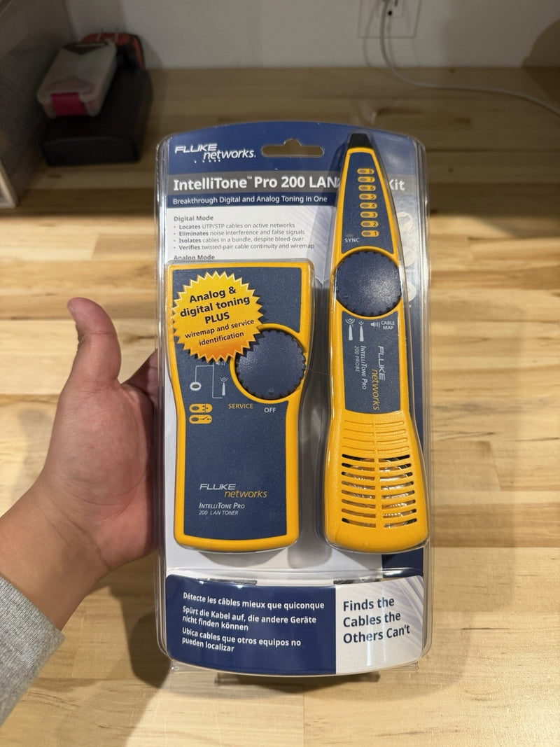 FLUKE NETWORKS INTELLITONE PRO 200 LAN TONER & PROBE KIT MT-8200-60-KIT