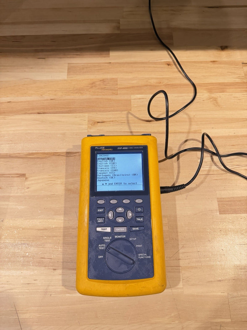 FLUKE NETWORKS DSP-4000 CABLE ANALYZER (MAINFRAME ONLY) SHIPS FAST