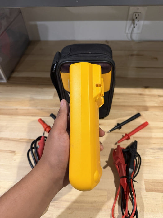FLUKE 1507 INSULATION MULTIMETER W/ LEADS & CLIPS - SHIPS FAST