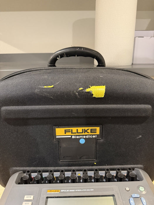 FLUKE BIOMEDICAL IMPULSE 6000D ANALYZER W LEADS & CHARGER - TESTED / SHIPS FREE