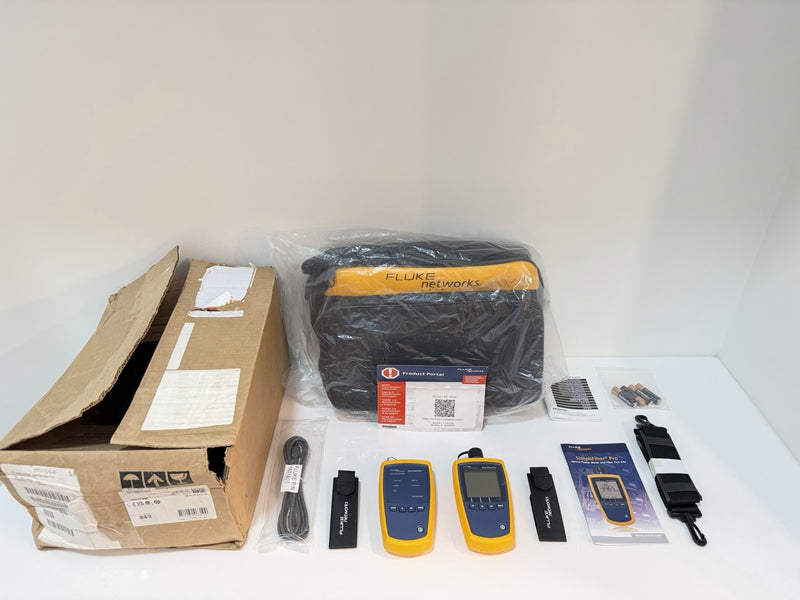 FLUKE NETWORKS FTK2000 SIMPLIFIBER SINGLE MODE 1310/1550NM FIBER VERIFICATION KT