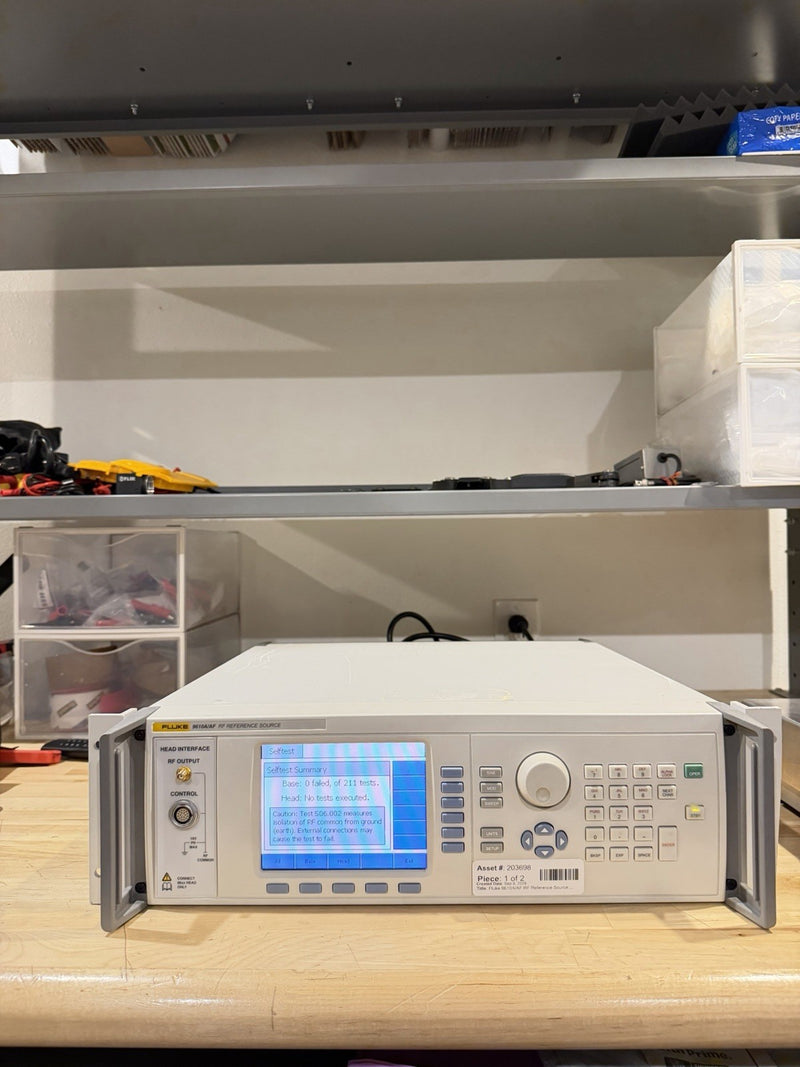 FLUKE 9610A/AF RF REFERENCE SOURCE - FREE SHIPPING (TESTED PASS ALL TESTS)