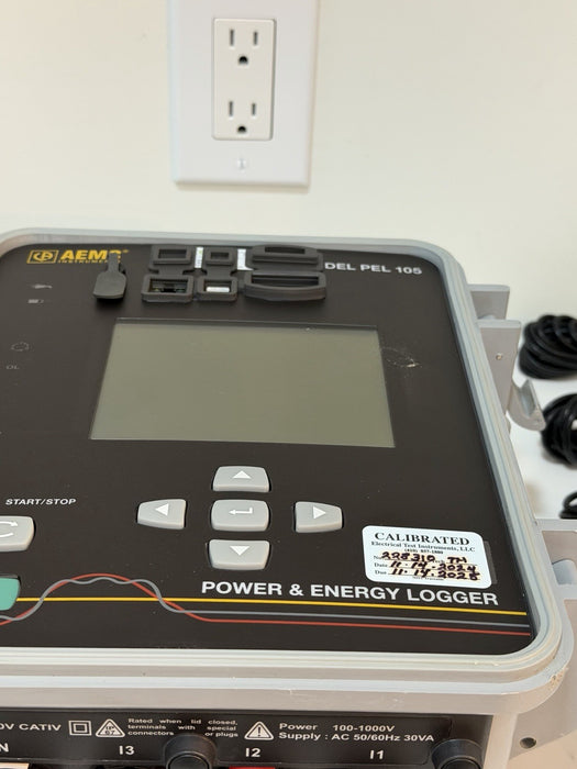 AEMC PEL 105 POWER & ENERGY LOGGER (CALIBRATED 2025) SHIPS FREE