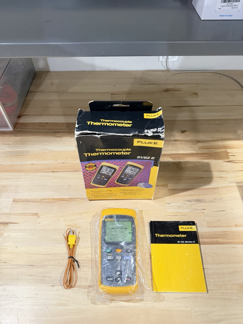 FLUKE 51 II THERMOCOUPLE THERMOMETER