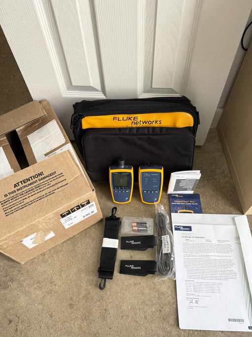 FLUKE NETWORKS FTK2000 SIMPLIFIBER SINGLE MODE 1310/1550NM FIBER VERIFICATION