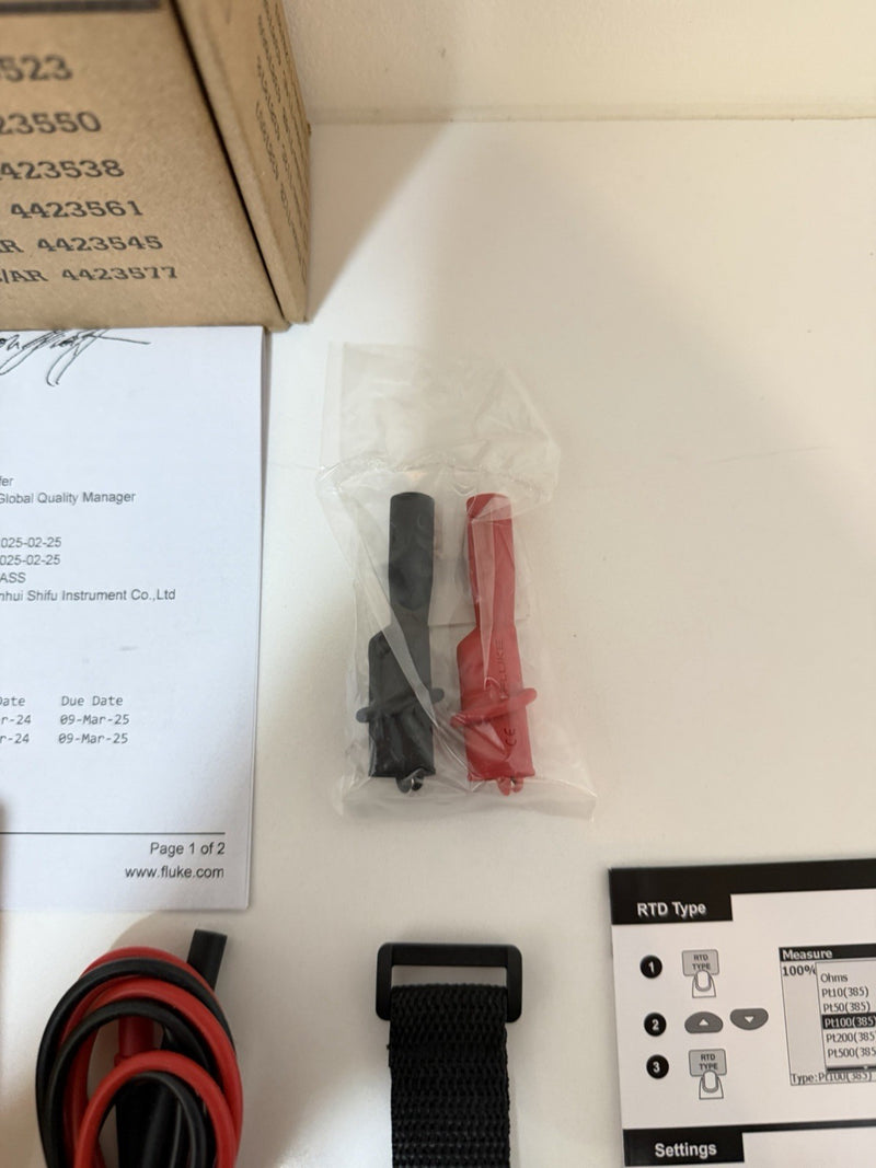 FLUKE 712B RTD CALIBRATOR MFD 2025 CALIBRATED 2025