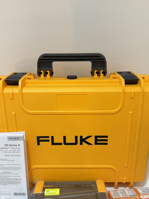 FLUKE 190-204-III S DIGITAL OSCILLOSCOPE 4CH 200MHZ 5GS/S (CALIBRATED 2025) NEW