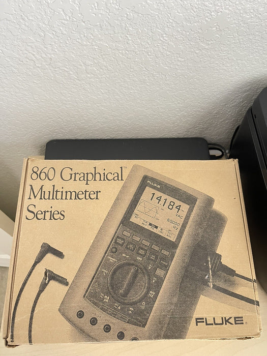 FLUKE 863 GRAPHICAL MULTIMETER ACCESSORIES MANUALS BOX