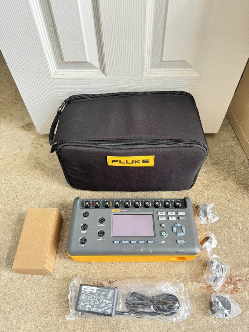 FLUKE BIOMEDICAL PROSIM 8 VITAL SIGNS SIMULATOR CALIBRATED 2020
