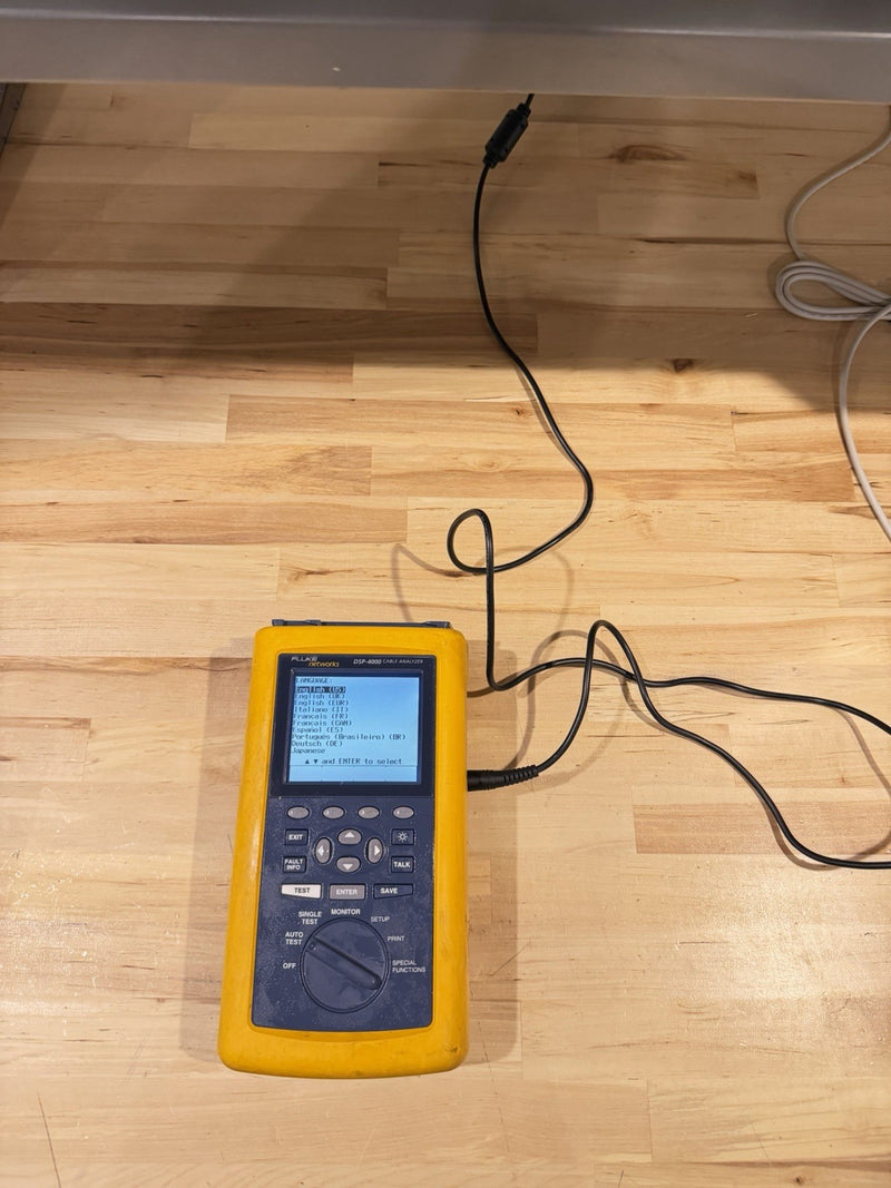 FLUKE NETWORKS DSP-4000 CABLE ANALYZER (MAINFRAME ONLY) SHIPS FAST
