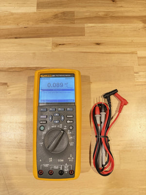 FLUKE 289 TRUE RMS ELECTRONIC LOGGING DIGITAL MULTIMETER WITH LEADS & CLIPS #4
