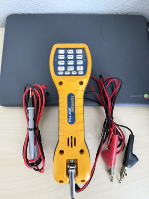 FLUKE NETWORKS TS30 PORTABLE TEST SET TELEPHONE WITH CLIPS