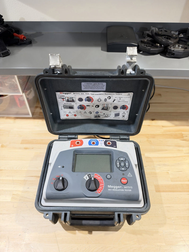MEGGER MIT515 5KV INSULATION TESTER (PARTS ONLY) FOR PARTS