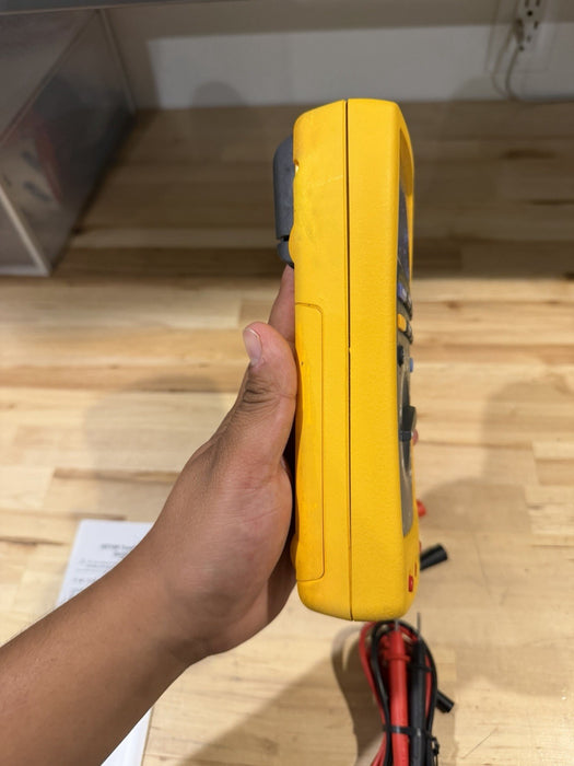 FLUKE 189 TRUE RMS MULTIMETER W/ LEADS & CLIPS (TESTED) SHIP FREE