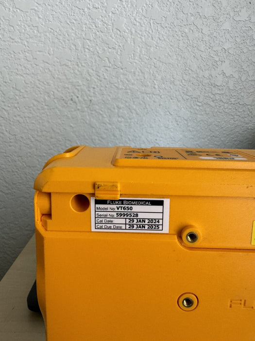 FLUKE VT650 GAS FLOW ANALYZER CALIBRATED 2024 WITH FLUKE VAPOR & CHARGER & BAG