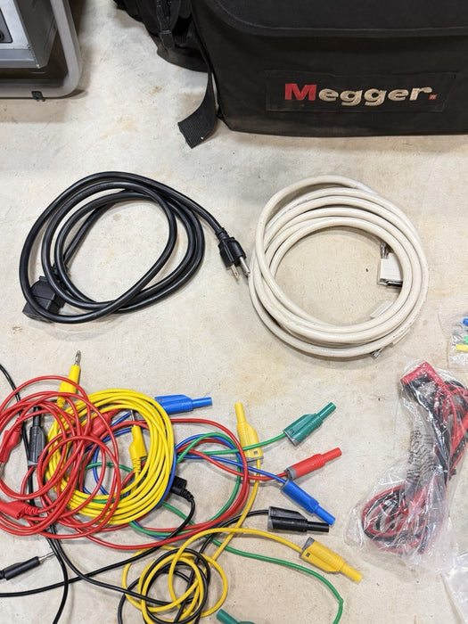 MEGGER MPRT8430 PROTECTIVE RELAY TESTING SYSTEM & TOUCHVIEW INTERFACE & CABLES