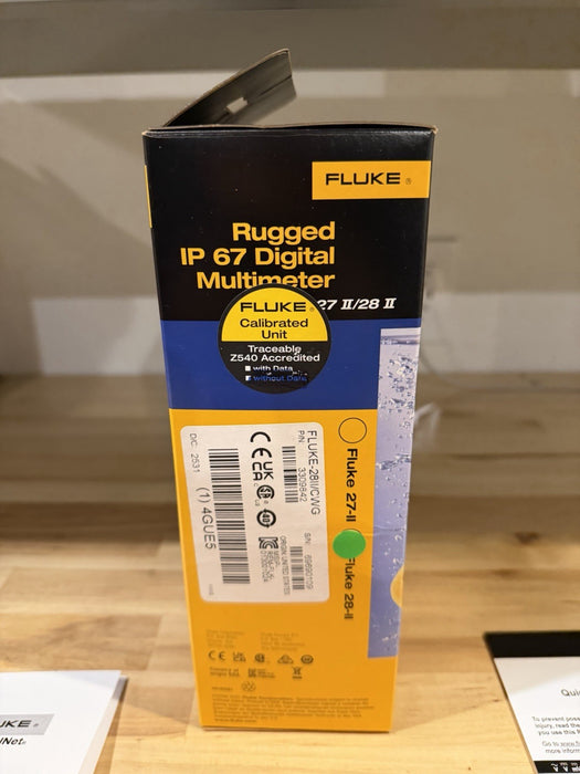 FLUKE 28 II TRUE RMS MULTIMETER (NEW FACTORY SEALED) CALIBRATED 2026 -SHIPS FAST