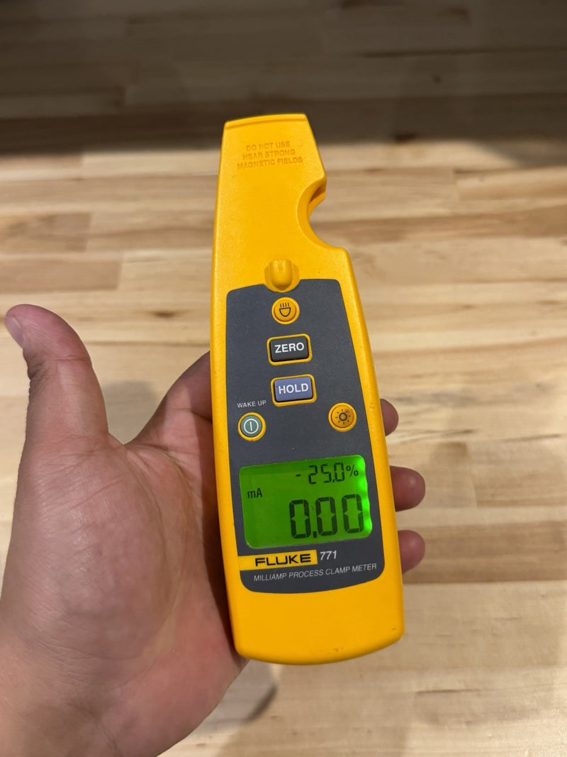 FLUKE 771 MILLIAMP PROCESS CLAMP METER (NO CLAMP)