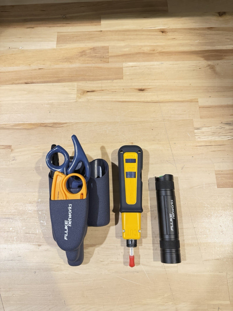 FLUKE NETWORKS 11293000 IS60 PRO TOOL KIY WITHD914S D-SNIPS & SHARPIE