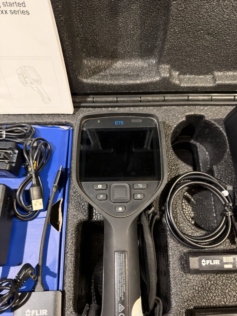 FLIR E75-24 INFRARED CAMERA 24 FOV KIT W/ ACCESSORIES - TESTED