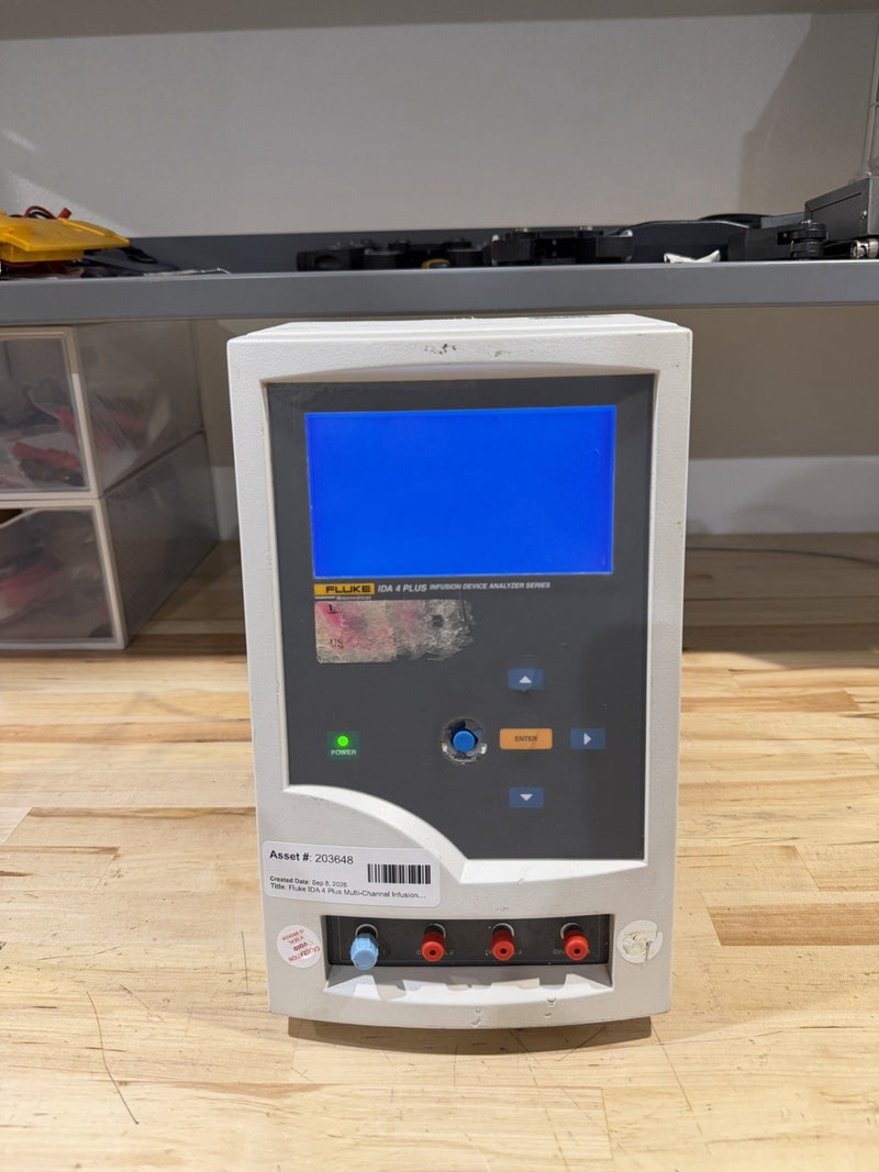 FLUKE BIOMEDICAL IDA 4 PLUS INFUSION DEVICE ANALYZER (PARTS ONLY) SHIPS FAST