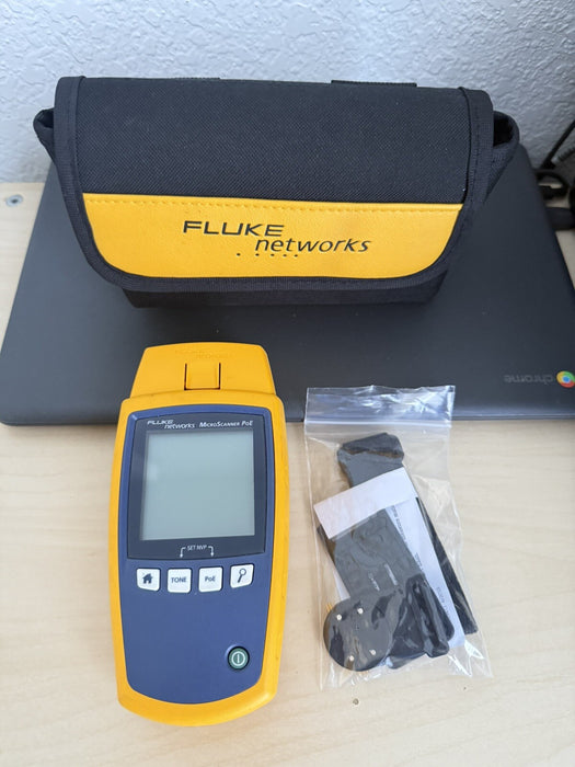 FLUKE NETWORKS MICROSCANNER NETWORK CABLE & POE TESTER