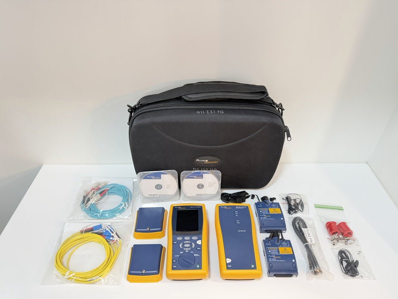 FLUKE NETWORKS DTX-CLT CERTIFIBER OLTS TESTER KIT W/DTX-MFM2 (TESTED)SHIPS FREE