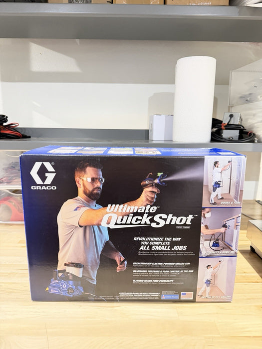 GRACO 826308 ULTIMATE QUICK-SHOT AIRLESS PAINT SPRAYER (NEW FACTORY SEALED) NEW