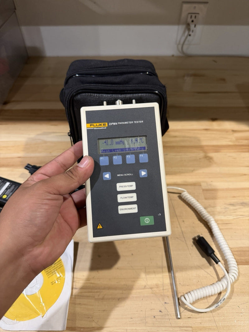 FLUKE BIOMEDICAL DPM4-2G PARAMETER TESTER W/ CHARGER & PROBE (TESTED) SHIPS FAST