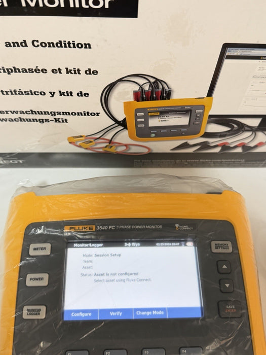 FLUKE 3540 FC 3-PHASE POWER MONITOR KIT (NEW FACTORY SEALED) FREE SHIPPING