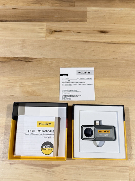 FLUKE TC01B iSEE THERMAL CAMERA FOR SMART DEVICES (NEW FACTORY SEALED) MFD-2025