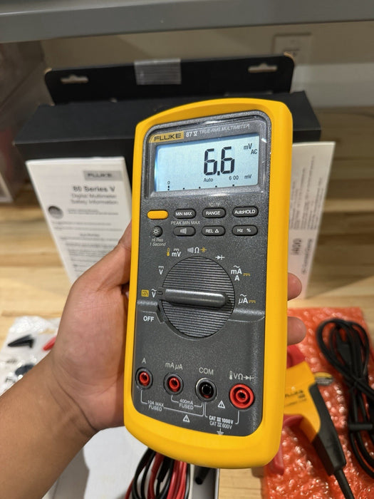 FLUKE 87V/IMSK INDUSTRIAL MULTIMETER SERVICE KIT WITH I400 AC CURRENT CLAMP